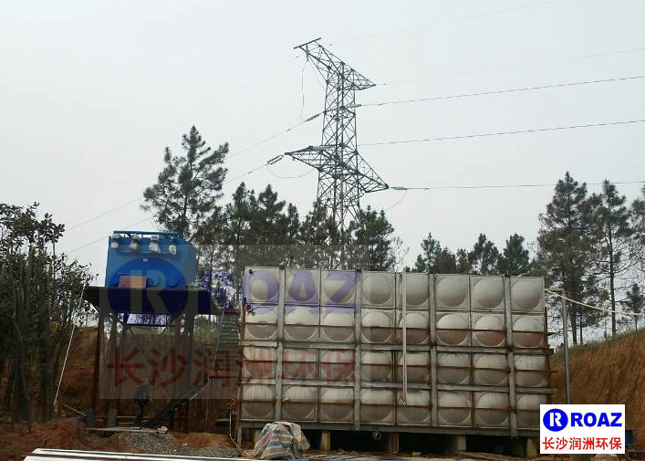 一體化凈水設(shè)備在水泥廠投入使用！